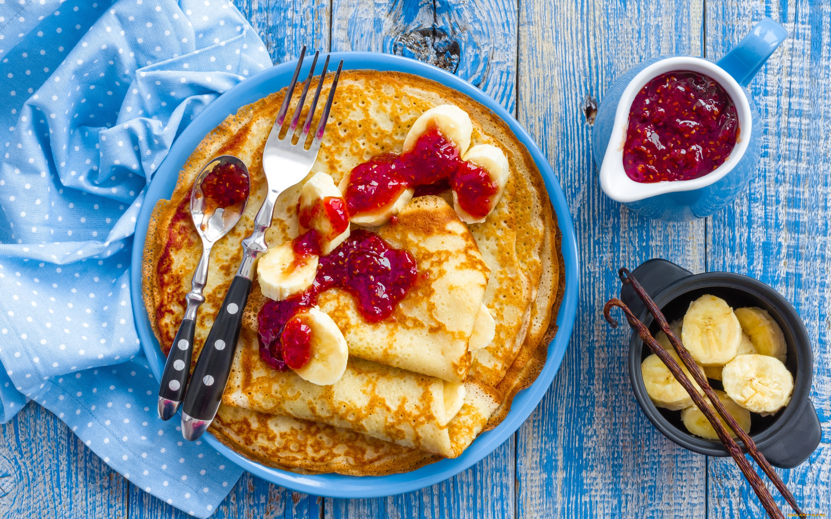 , ,  , banana, pancakes, , , 